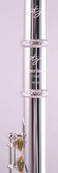 Trevor James 10XE-P Flute Outfit - CS 925 Silver Lip Plate and Riser