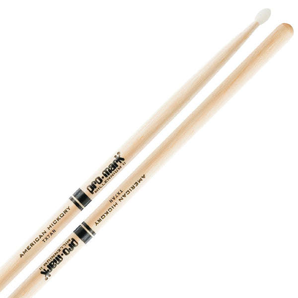 Promark Hickory 7A Nylon tip drumsticks