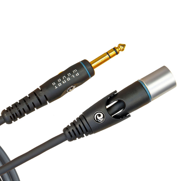 Planet Waves Custom Series PWGMMS10 1/4" Jack to Male XLR Mic Cable