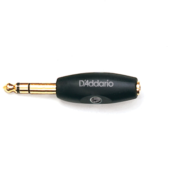D'Addario 1/8 Inch Female Stereo to 1/4 Inch Male Stereo Adaptor