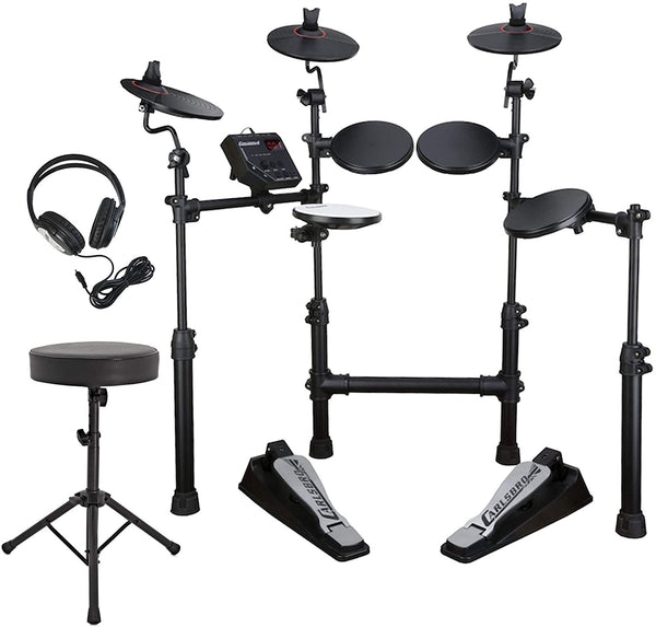 CARLSBRO CSD100BP1 Digital Drum Kit with stool & headphones