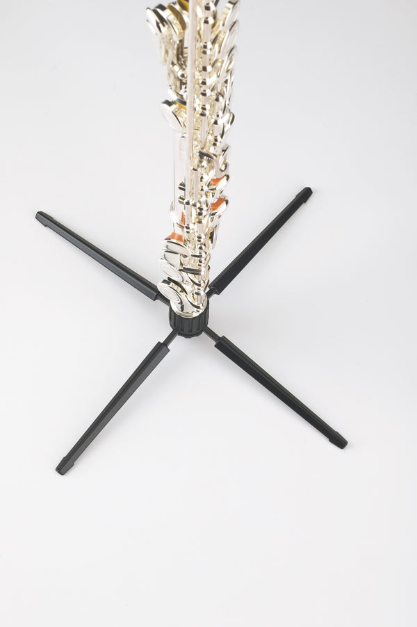 KONIG AND MEYER FLUTE STAND. BLACK
