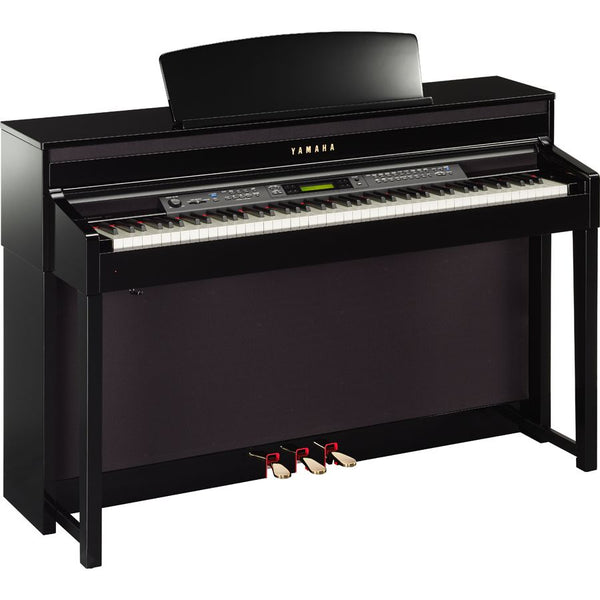 Used Yamaha CLP-S408PE Digital Piano inc stool. Polished Ebony
