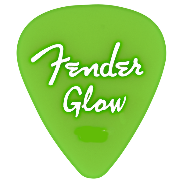 FENDER GLOW PICKS 12 PK. THIN.