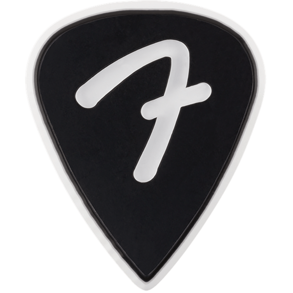 FENDER 351 F GRIP BLACK PICK X 3