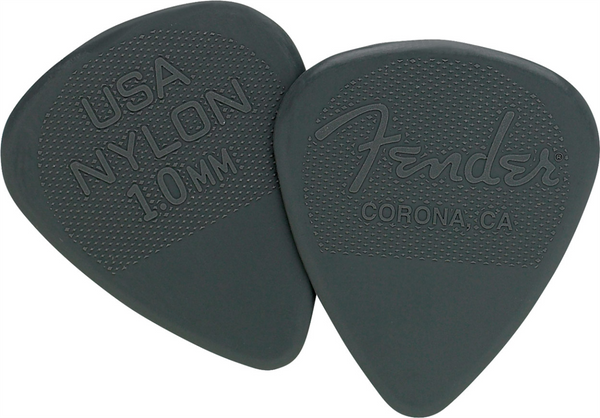 Fender Nylon Picks. 1mm. Pack of 12.