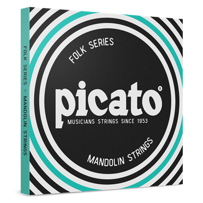 Mandolin strings. Set of 4 loop ended strings. Light.