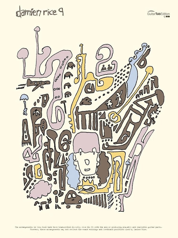 Damien Rice -- 9: Guitar TAB/Vocal (Faber Edition) cover image