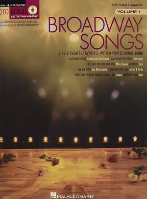 Broadway Songs: Pro Vocal Women's Edition Volume 1 cover image