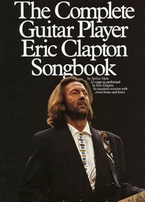 Complete guitar player Eric Clapton songbook cover image