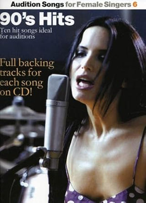 Audition Songs for Female Singers: 6 (Audition Songs Book & CD) cover image