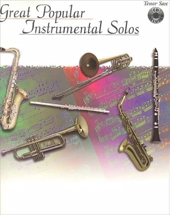 Great Popular Instrumental Solos: Tenor Sax, Book & CD cover image