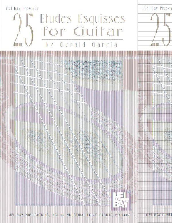 25 Etudes Esquisses for Guitar (Editiones Classicae) cover image