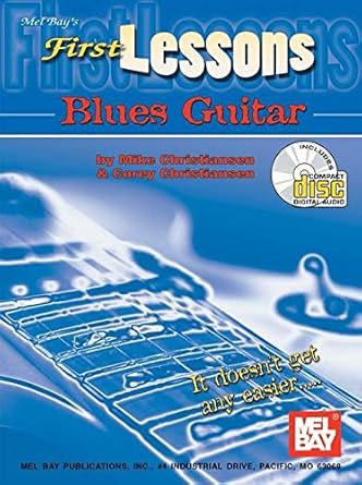 First Lessons Blues Guitar cover image