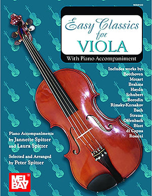 Easy Classics for Viola - With Piano Accompaniment cover image