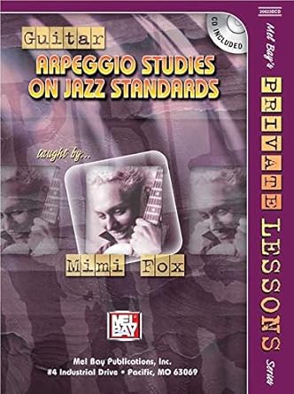 Mel Bay Guitar Arpeggio Studies on Jazz Standards cover image