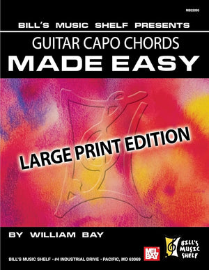 Guitar Capo Chords Made Easy: Large Print Edition cover image