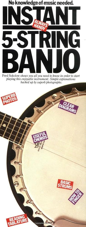 Instant 5-String Banjo: Compact Reference Library cover image