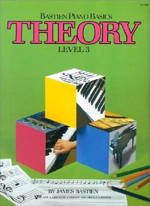 Theory : Level Three (Bastien Piano Basic Wp208) cover image