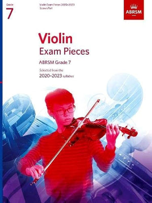 Violin Exam Pieces 2020-2023, ABRSM Grade 7, Score & Part: Selected from the 2020-2023 syllabus (ABRSM Exam Pieces) cover image