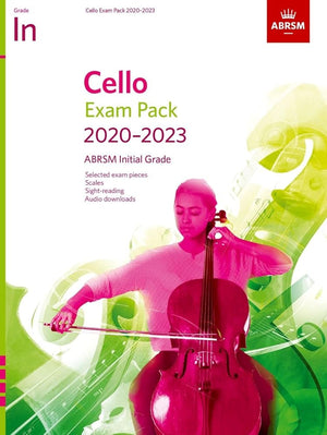 Cello Exam Pack 2020-2023, Initial Grade: Score & Part, with audio (ABRSM Exam Pieces) cover image