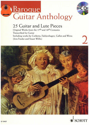 Baroque Guitar Anthology, Vol. 2: 25 Guitar and Lute Pieces With a CD of Performances cover image