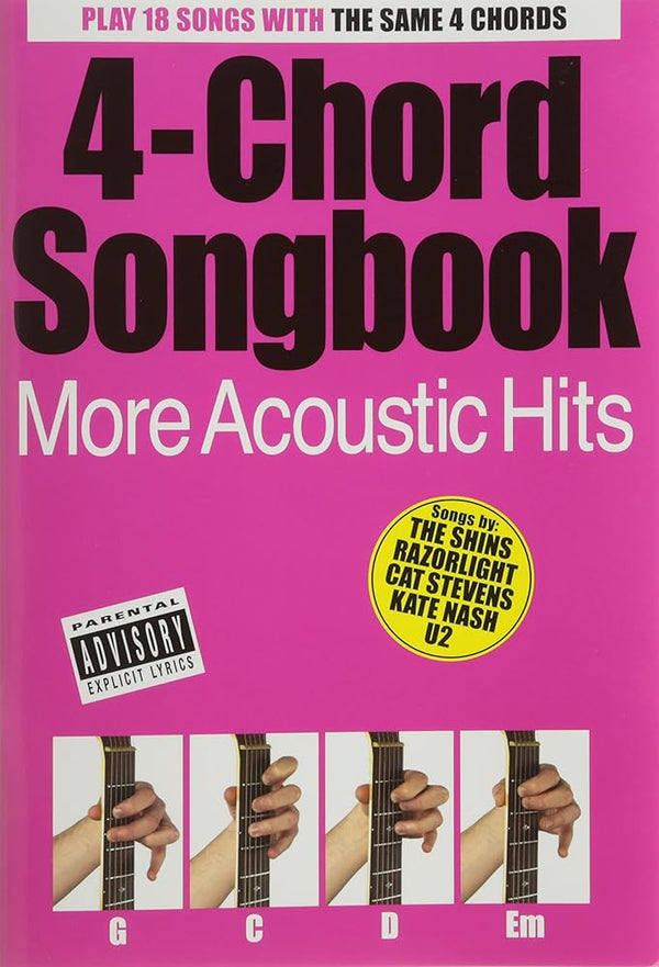 4-CHORD SONGBOOK: MORE ACOUSTIC HITS cover image