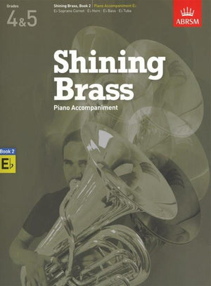 Shining Brass, Book 2, Piano Accompaniment E flat cover image