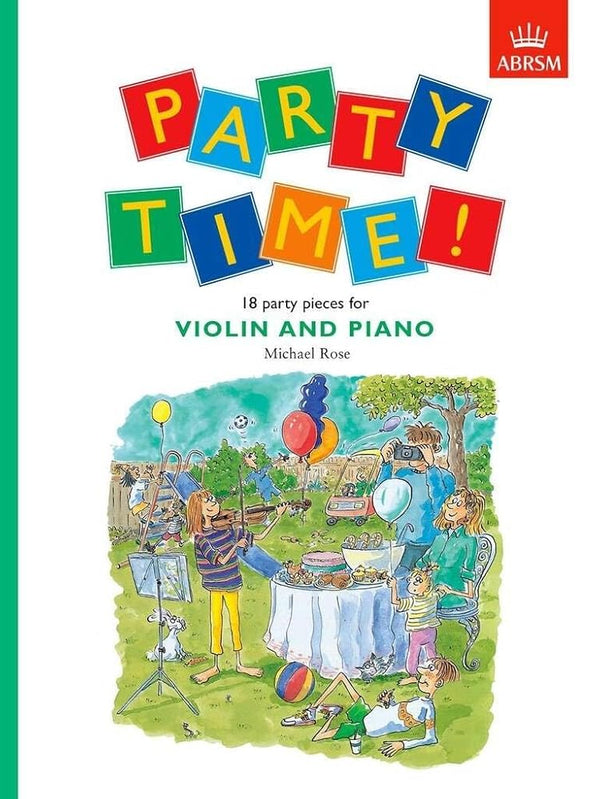 18 Party Pieces for Violin and Piano (Party Time!) cover image