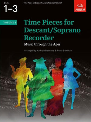 TIME PIECES FOR DESCANT/SOPRANO RECORDER - VOLUME 1 (Time Pieces (ABRSM)) (v. 1) cover image