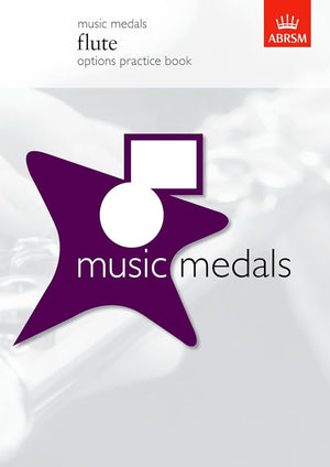 Music Medals Flute Options Practice Book cover image