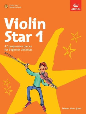 EDWARD HUWS JONES : VIOLIN STAR 1 - STUDENT'S BOOK - RECUEIL + CD - VIOLON cover image