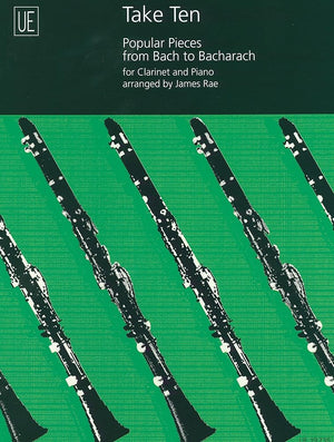 Take Ten: 10 beliebte Stücke von Bach bis Bacharach. Klarinette und Klavier. Partitur.. Schwierigkeitsgrad: 2-3 cover image
