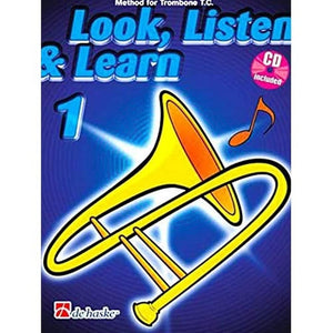 Look, listen & learn 1 trombone bc trombone +cd cover image