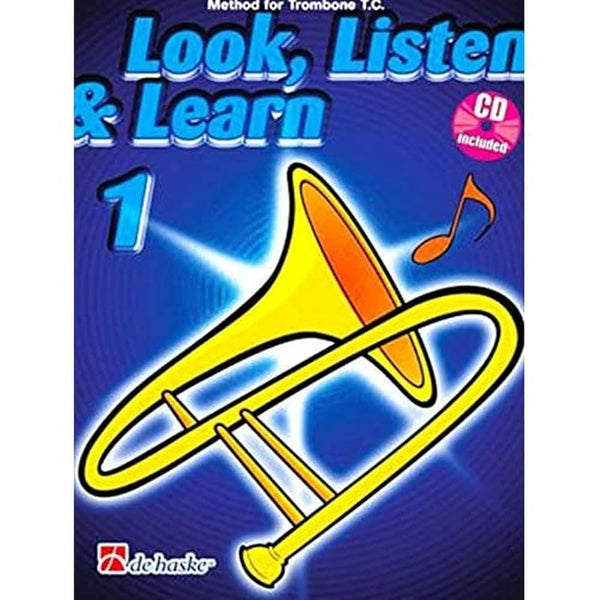 Look, listen & learn 1 trombone bc trombone +cd cover image