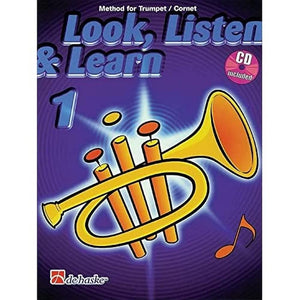 Look, listen & learn 1 trumpet / cornet trompette +cd cover image