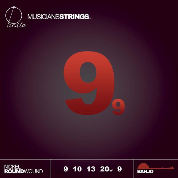 Picato 98745 Banjo Strings. 5 string set 87L Light.