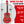 Student ENC12 1/2 Size Classical Guitar Pack in Red. 30 inch junior size.