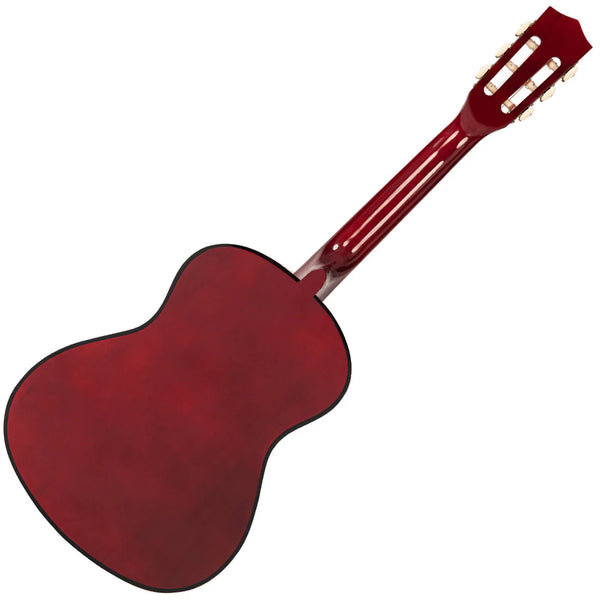 Student ENC12 1/2 Size Classical Guitar Pack in Red. 30 inch junior size.