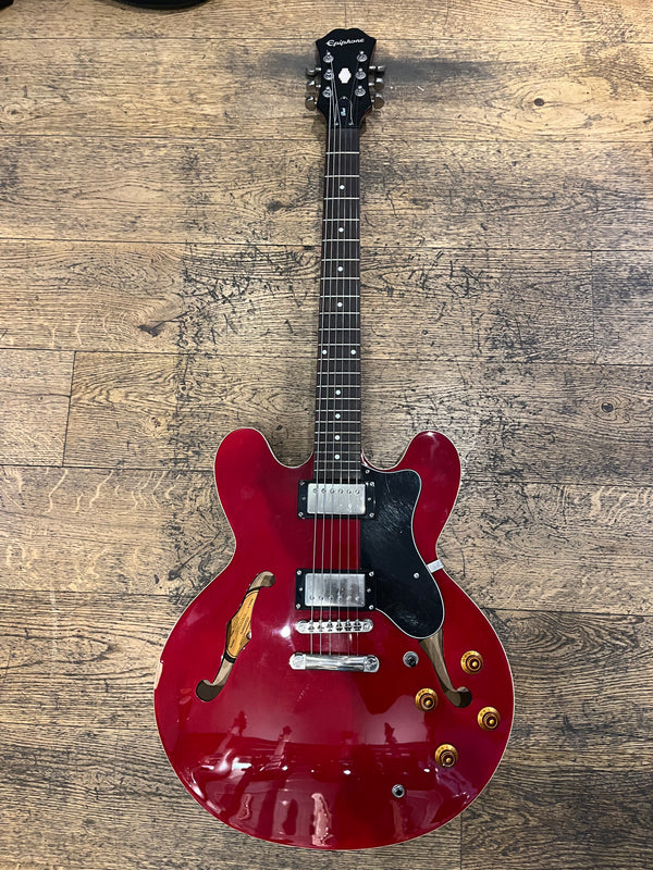 Used Epiphone Dot Cherry Hollow Body ES335.