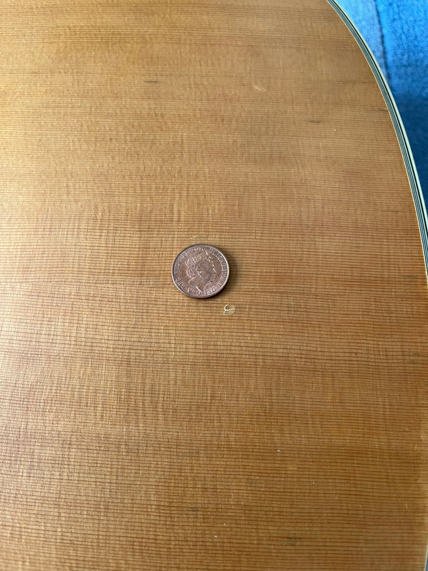 Used Crafter GAE7-N Electro acoustic guitar. Solid Cedar Top.