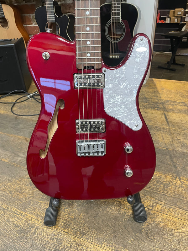 Used Gordon Smith Thinline Tele style guitar. Red.