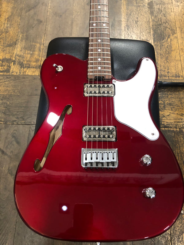 Used Gordon Smith Thinline Tele style guitar. Red.