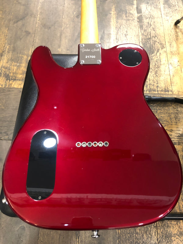 Used Gordon Smith Thinline Tele style guitar. Red.