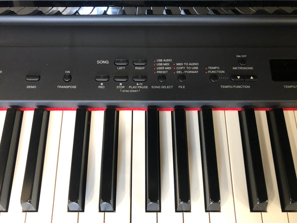 Used Yamaha CLP-S408PE Digital Piano inc stool. Polished Ebony