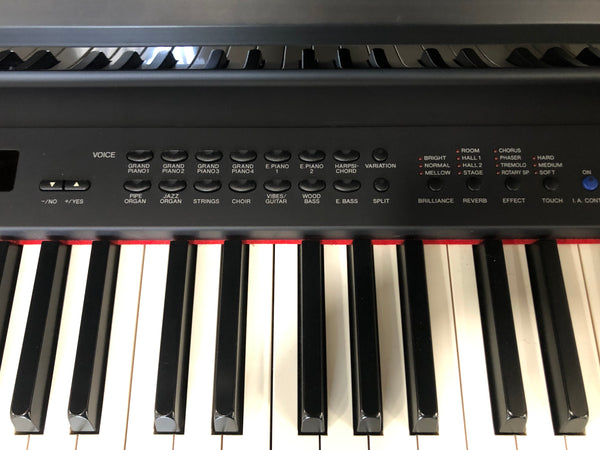 Used Yamaha CLP-S408PE Digital Piano inc stool. Polished Ebony