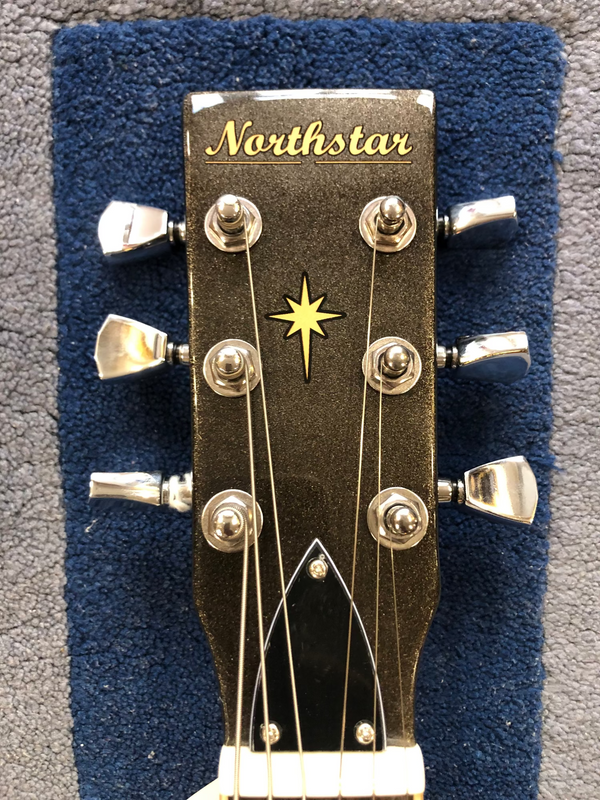 Northstar NS3CF Les Paul Style Electric Guitar in Metallic Charcoal Frost. B Stock