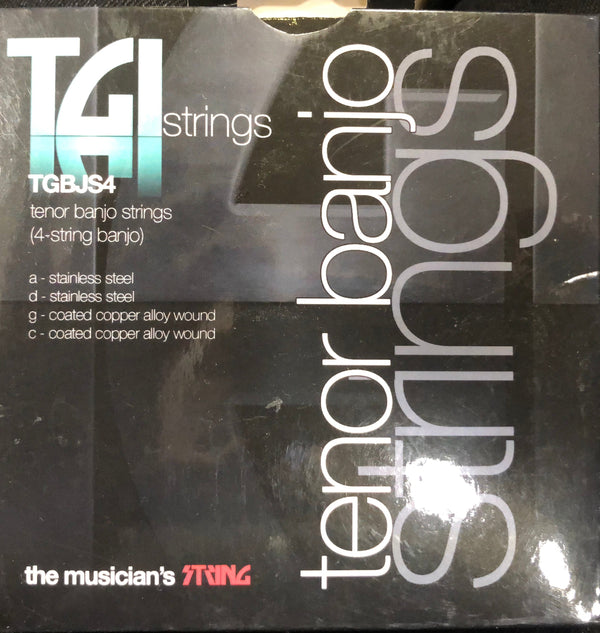 TGI TGBJS4 Tenor Banjo 4 String Set