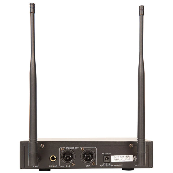 Kam KWM1940 UHF Multi Channel Professional Wireless Microphone System. 2 Mics.