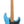 NorthstarStrat style guitar in metallic blue - Front